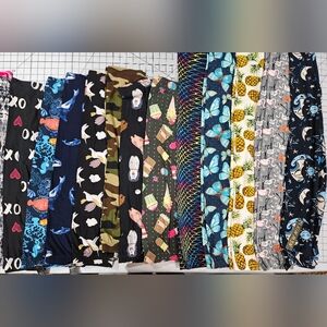 5 Pound Bundle Assorted Patterned Ladies Leggings- Colorful Prints Size S/M